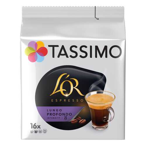 Кофе Tassimo L'or Espresso Lungo Profondo в капсулах 16 шт в Глобус