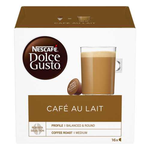 Кофе в капсулах Nescafe dolce gusto cafe au lait 16 капсул в Глобус