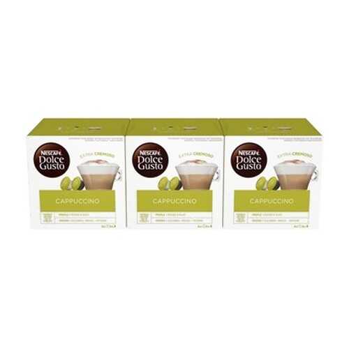 Кофе в капсулах Nescafe Dolce Gusto Капучино 3 штуки по 16 капсул в Глобус