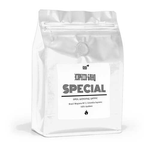 Кофе в зернах Black coffee beans Special, 250 г в Глобус