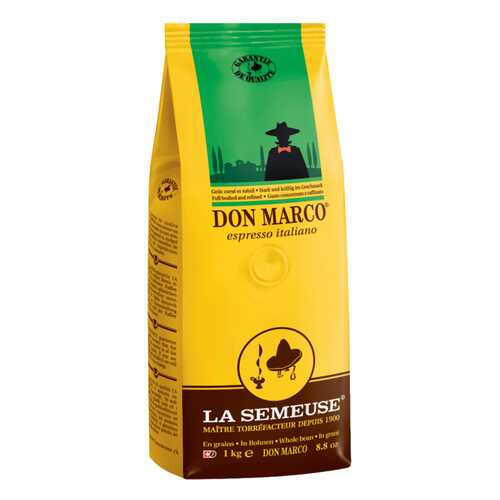 Кофе в зернах La Semeuse don marco 1000 г в Глобус