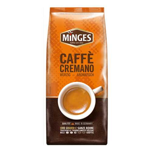 Кофе в зернах Minges caffe cremano 1000 г в Глобус