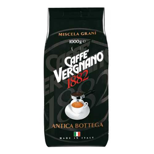 Кофе Vergnano antica bottega зерновой 1000 г в Глобус