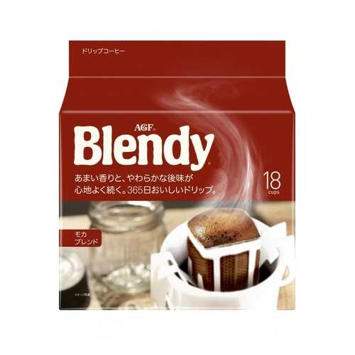 Кофе японский AGF Blendy Mokka дрип-пакеты 7 г*18 штук в Глобус