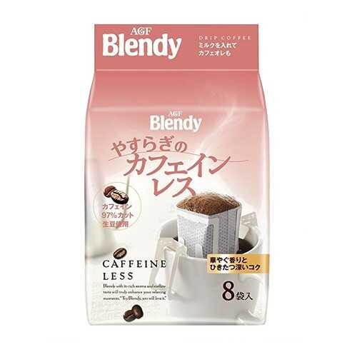 Кофе японский AGF Blendy с пониженным содержанием кофеина молотый 8 штук 56 г в Глобус