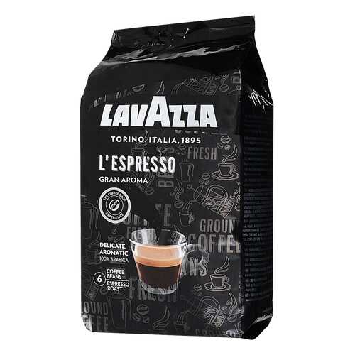 Кофе зерновой Lavazza gran aroma bar 1 кг в Глобус