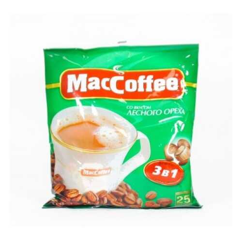 Кофейный напиток растворимый MacCoffee лесной орех 3в1 1.25 г 10 штук в Глобус