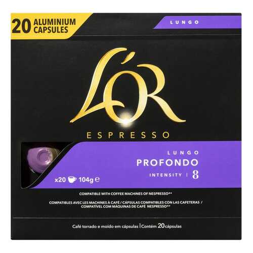 L'OR Espresso Lungo Profondo 20шт в Глобус