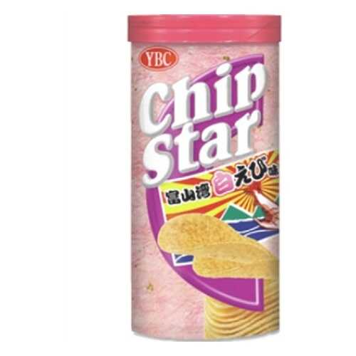 ЧЧИПСЫ Chip Star Картофельные чипсы со вкусом СЛИВОЧНОЙ КРЕВЕТКИ 50г, туба,Япония в Глобус