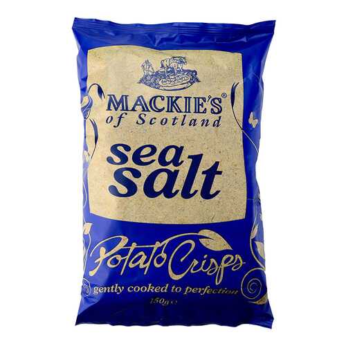 Чипсы картофельные Mackie's at Taypack с морской солью 150 г в Глобус