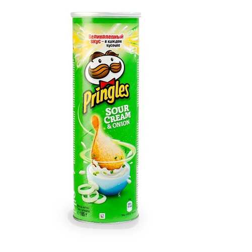 Чипсы картофельные Pringles со сметаной и луком 165 г Польша в Глобус