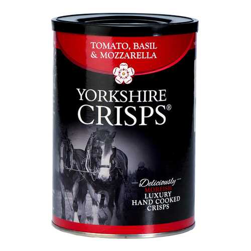 Чипсы картофельные Yorkshire Crisps с томатом базиликом и моцареллой 100 г в Глобус