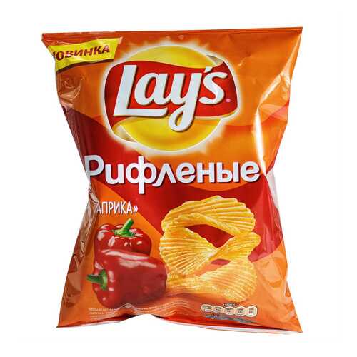 Чипсы Lays Рифленые со вкусом паприки 150г в Глобус