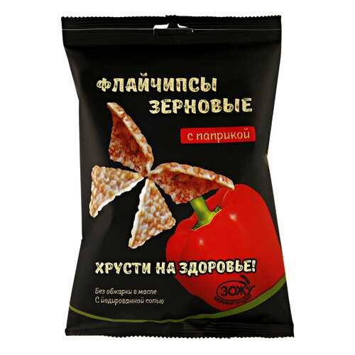 Флайчипсы зерновые с паприкой 40 г в Глобус