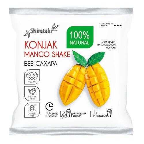 Десерт без сахара Konjak mango shake 20 шт по 15 г в Глобус