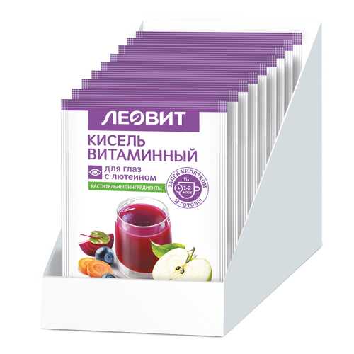 Кисель Витаминный для глаз с лютеином. Шоубокс 20 шт. по 18 г. в Глобус