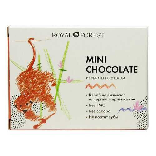 Шоколад Royal Forest из обжаренного кэроба 30г в Глобус