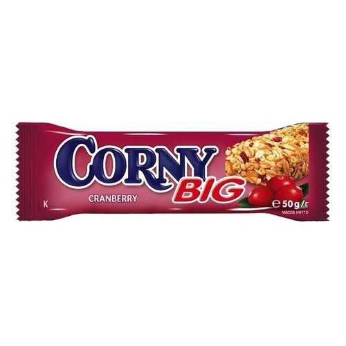 Corny BIG батончик злаковый с клюквой 24 штуки по 50г в Глобус