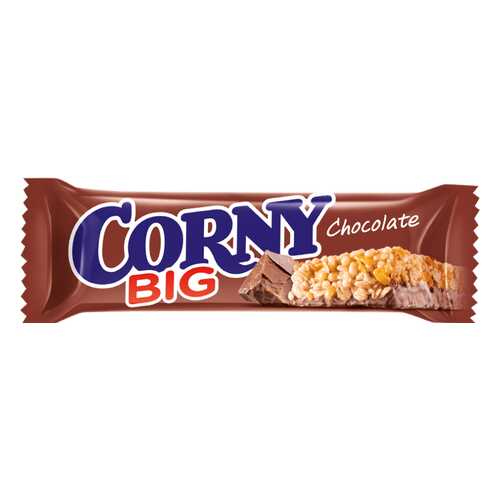 Corny BIG Злаковая полоска с арахисом и молочным шоколадом 24 штуки по 50г в Глобус