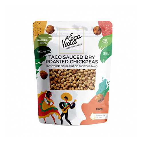 Нут жареный со вкусом тако EcoVida 100 г в Глобус