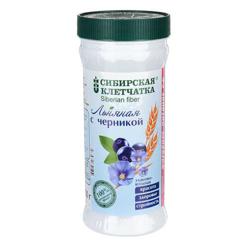 Клетчатка льняная Сибирская клетчатка с черникой 280 г в Глобус