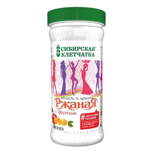 Клетчатка Сибирская ржаная с фруктами 350 г в Глобус