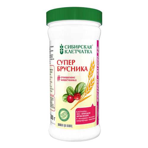 Клетчатка Сибирская супербрусника 280 г в Глобус