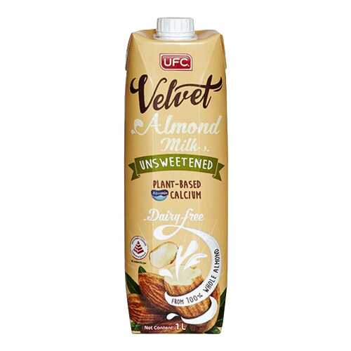 Миндальный напиток UFC Velvet Unsweetened без сахара 1000 мл в Глобус