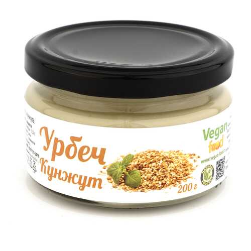 Урбеч Vegan-food из семян белого кунжута 200 г в Глобус