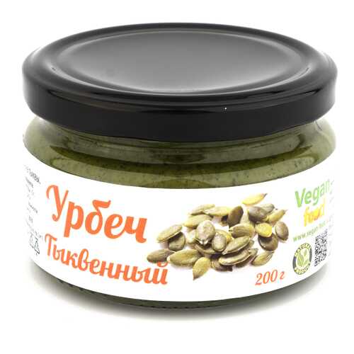 Урбеч Vegan-food из семян тыквы 200 г в Глобус