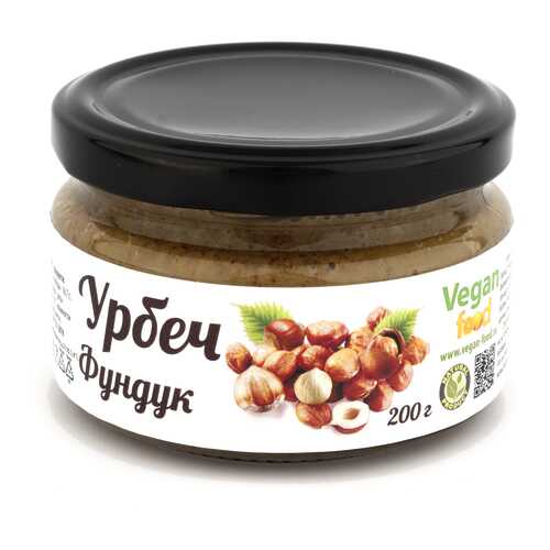 Урбеч Vegan-food из ядер фундука 200 г в Глобус