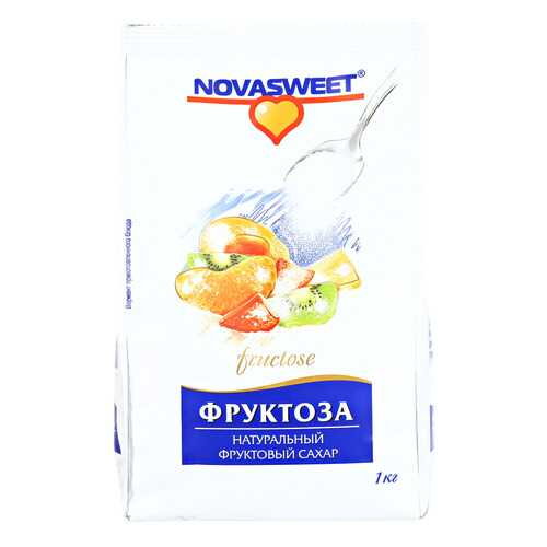 Фруктоза Novasweet натуральный фруктовый сахар 1 кг в Глобус