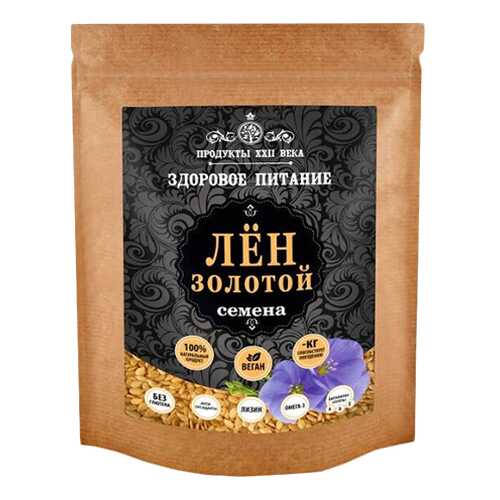 Лен золотой Продукты XXII века семена дойпак 200 г в Глобус