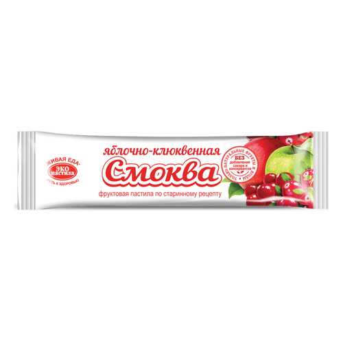 Пастила Смоква фруктовая яблочно-клюквенная 30 г в Глобус