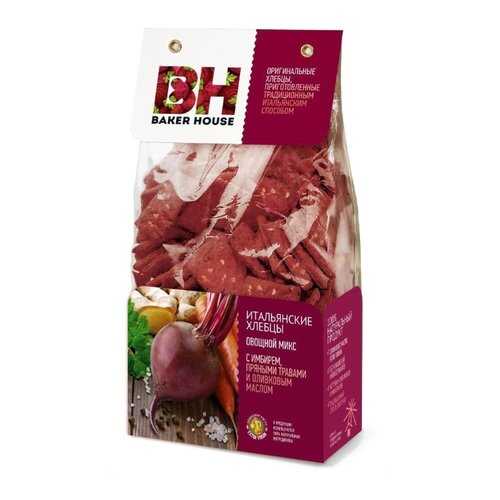 Хлебцы итальянские Овощной микс Baker House 250 г в Глобус