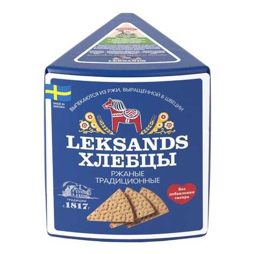 Хлебцы темно-ржаные Традиционные Leksands by Bionova, 200 г, Швеция в Глобус