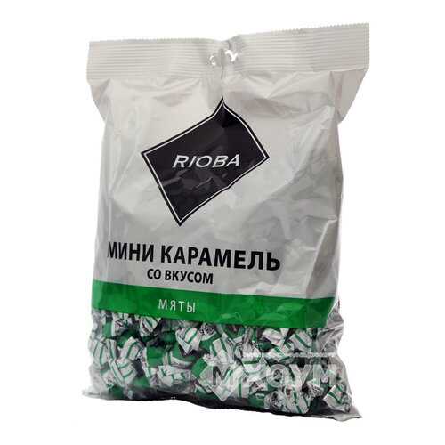 Карамель Rioba леденцовая мини со вкусом мяты 500 г в Глобус