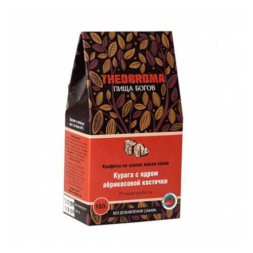 Конфеты Курага с ядром абрикосовой косточки Theobroma Пища Богов 160 г в Глобус