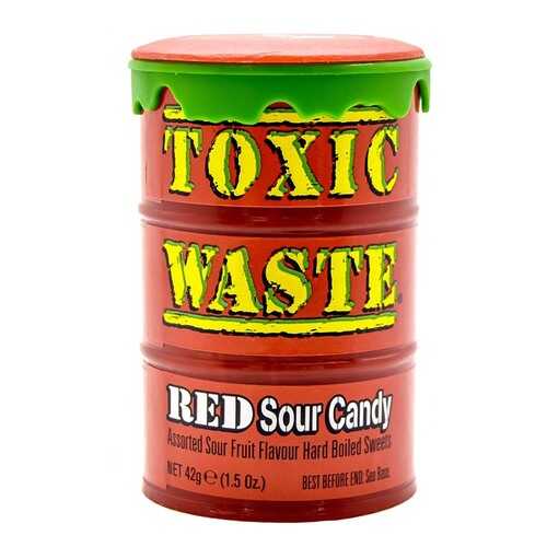 Леденцы Toxic красные в Глобус