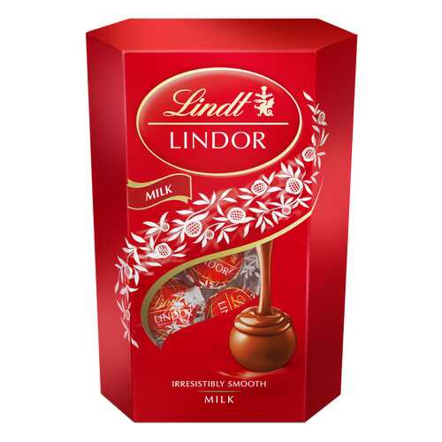 Набор конфет Lindt lindor молочный шоколад 200 г в Глобус