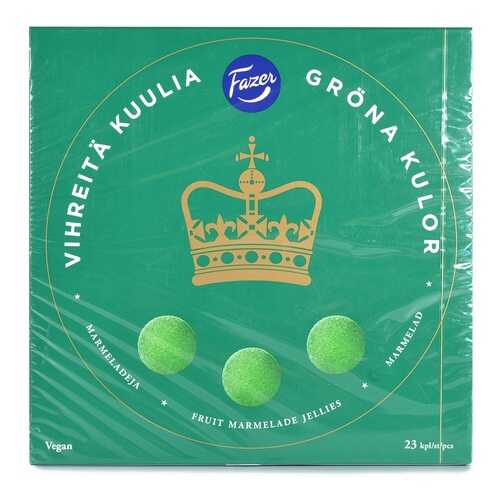 Мармелад Fazer Green Jellies 500 г, Финляндия в Глобус