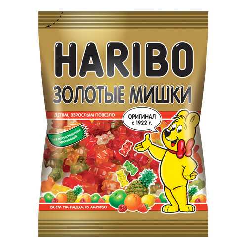 Мармелад Haribo жевательный золотые мишки 70 г в Глобус
