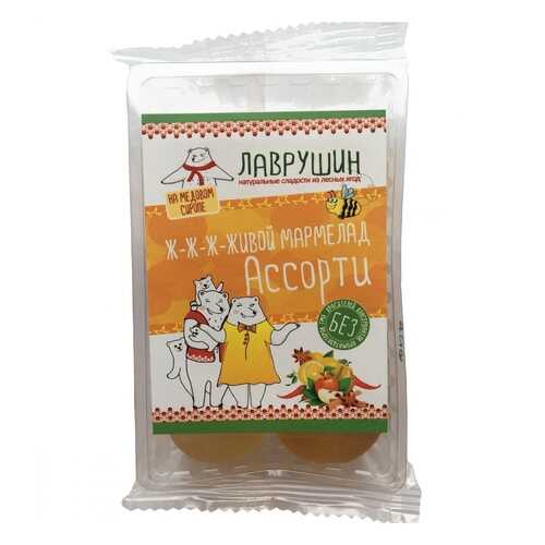 Мармелад Лаврушин Ассорти, 95 гр в Глобус