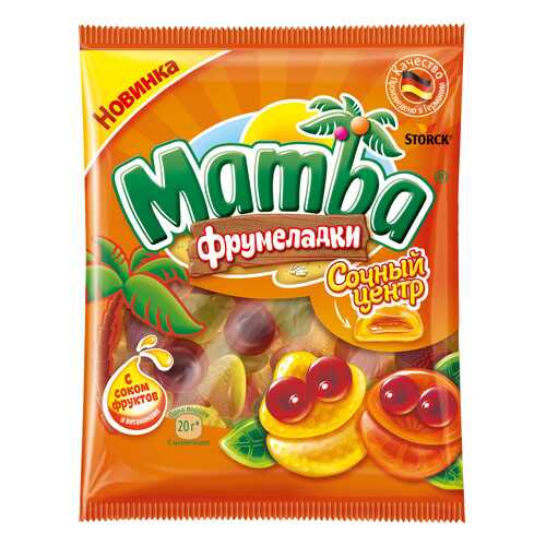 Мармелад Mamba фрумеладки сочный центр 70 г в Глобус