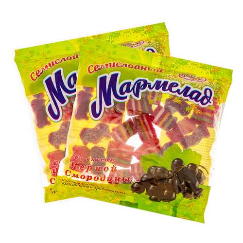Мармелад со вкусом черной смородины 350г пакет в Глобус