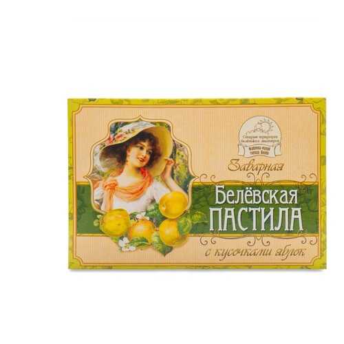 Пастила Старые традиции Заварная с кусочками яблок 170 г в картонной упаковке Россия в Глобус