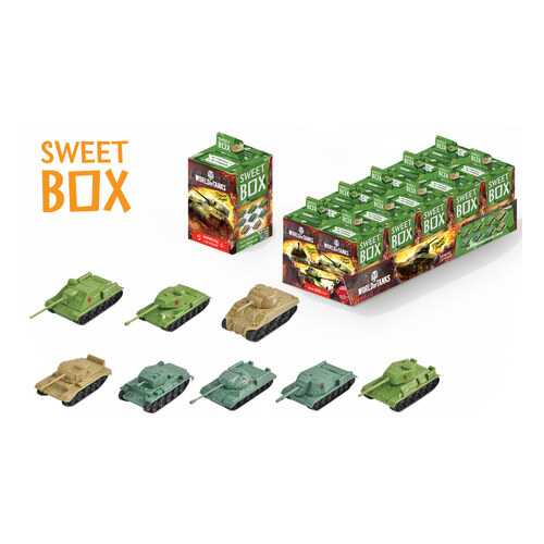 СВИТБОКС WORLD OF TANKS 2 Мармелад с игрушкой в коробочке , 12 шт в уп в Глобус