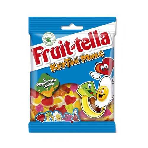 Жевательный мармелад Fruit-tella крутой микс с фруктовым соком 70 г в Глобус