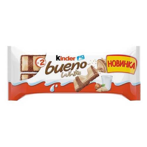 Батончик Kinder киндер буэно в белом шоколаде в Глобус