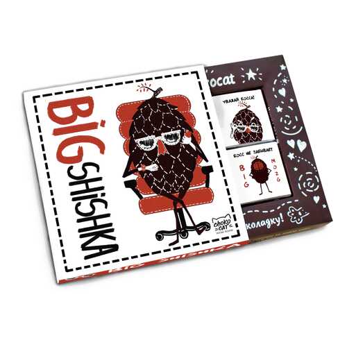 Коробочка с шоколадом CHOKOCAT, BIG Shishka, 60 гр. в Глобус